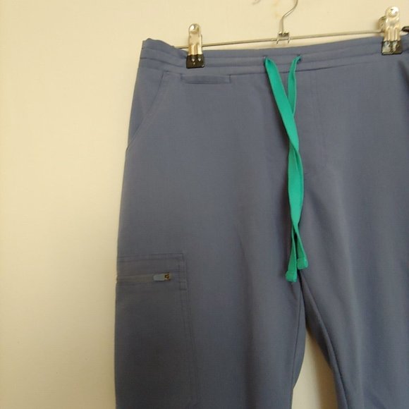 Figs womens scrub pants with drawstring in periwinkle size XS - Picture 9 of 12